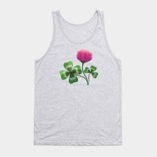 Lucky Shamrock for St. Patricks Day Tank Top